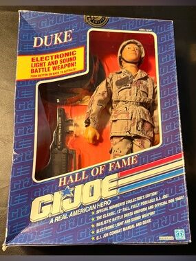 RARE Hasbro G.l. Joe Duke in Desert Camo with Black Battle Rifle !!!